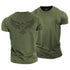 Men's Wings Like Eagles Cotton T-Shirt